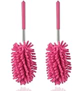 Microfiber Duster for Cleaning, Dusters with Telescoping Extension Pole, Extendable Washable Mini...