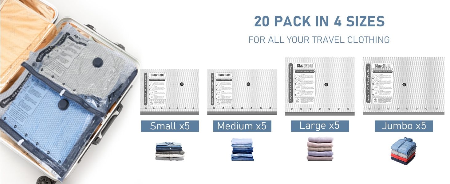 Travel Vacuum Bags