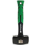 Hooyman Sledge and Club Hammer with Heavy Duty Construction, Ergonomic No-Slip H-Grip Handle, Fib...