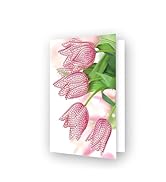 DIAMOND DOTZ Romantic Tulips Card Diamond Painting Kits for Adults - Diamond Art Kits a Relaxing ...