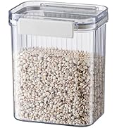 auons Airtight Food Storage Containers with Lids Stackable, Dry Cereal Container, Plastic Lunch C...