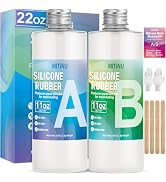 MITINU Silicone Mold Making Kit, 22oz 15A Elastic Liquid Silica Gel for Casting Resin molds and C...