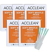 Acclean Dental Picks Patient Pack, Unflavored, Latex-Free, Disposable Plastic Picks, Tapered & Fl...