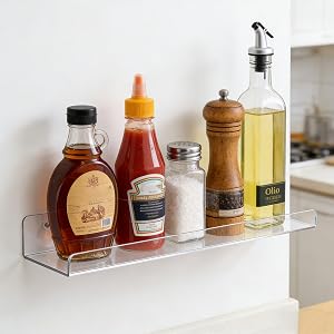 Clear Acrylic Floating Shelves