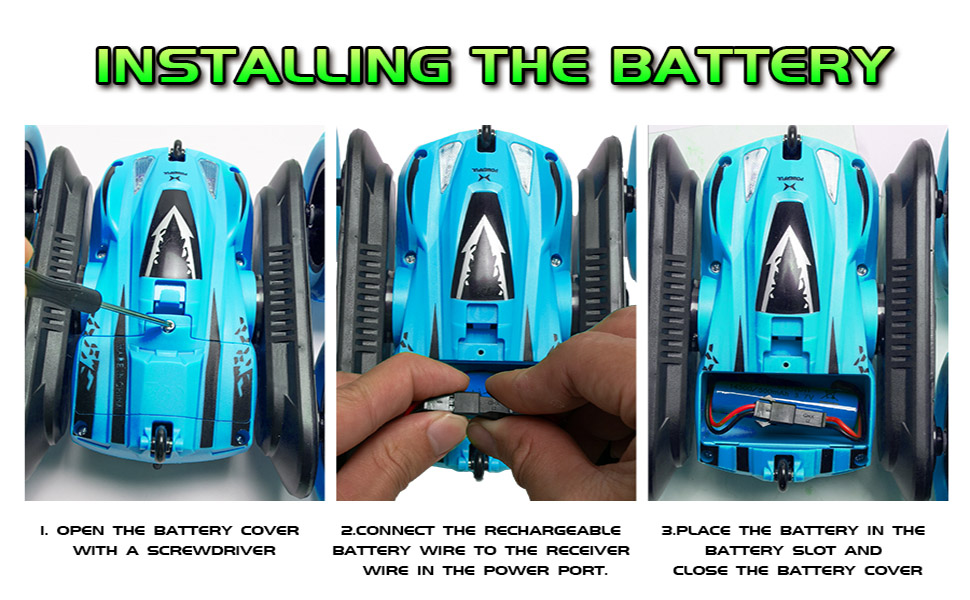 INSTALLING THE BATTERY