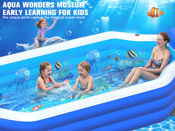large inflatable swimming pool
