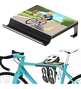 Bike Wall Mount - Horizontal Indoor Bike Rack for Garage Storage - Heavy Duty Bicycle Hanger Hook...