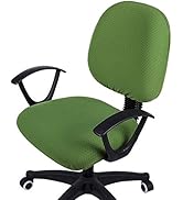 Smiry Stretch Jacquard Office Computer Chair Covers, Removable Washable Universal Desk Rotating C...