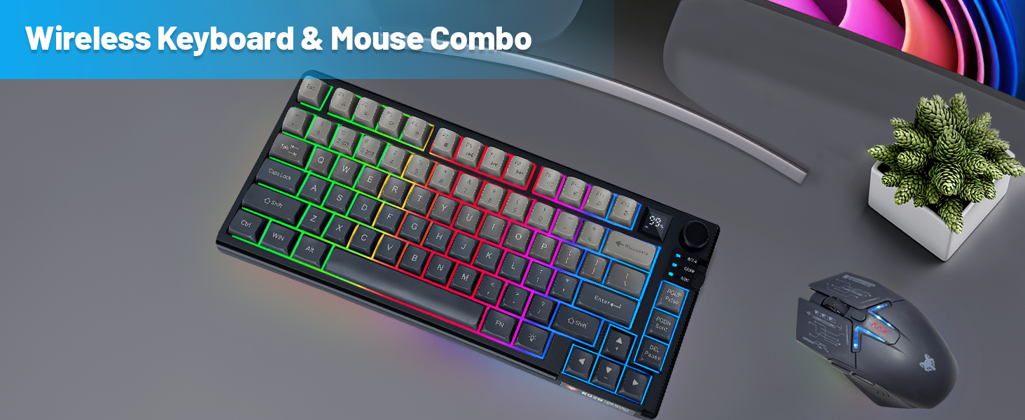 Wireless Keyboard & Mouse Combo