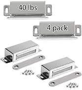 Onarway Magnetic Door Catch 40 lbs Pull Strong Magnet Cabinet Latches Magnetic Hardware Stainless...