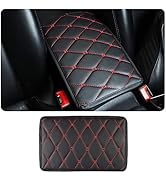 Center Console Cover,Soft Comfortable PU Leather Car Armrest Cushion,Waterproof and Anti-scratch ...
