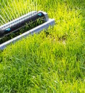 QUOBAS Heavy Duty Oscillating Sprinkler, 18-Hole Nozzle with Zinc Alloy Metal Base, Adjustable Fl...