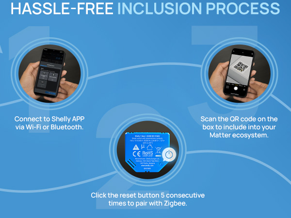 Shelly 1 Mini Gen3 inclusion process
