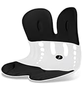 Ergonomic Back Support for Office Chair Cushion with Lumbar Pillow - Posture Corrector for Desk C...