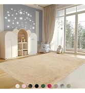 Mugorn 4x6 Rugs for Living Room, Large Fluffy Area Rugs for Bedroom, Soft Carpet Shag Kids Rug wi...