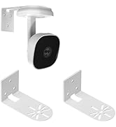 2PCS Metal Wall Mount Compatible with myQ Smart Garage Security Camera, No Drilling Ceiling Mount...