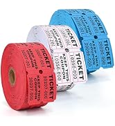 L LIKED Raffle Tickets Double Roll,Consecutively Numbered,50/50 Raffle Tickets for Event,Party,Pr...