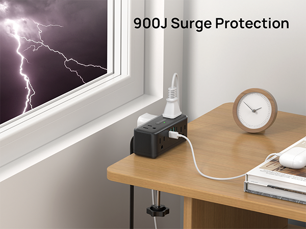 desk power strip with usb c port