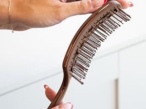 brush hair brosse round cheveux wet women curly hairbrush men stocking scalp detangler dryer
