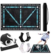 Soccer Training Mat with Video Guide & Grip Socks - 47