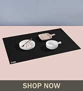 Extra Large Silicone Mat 36" x 24" Place Mats, Heat Resistant Mat for Kitchen Countertop Protecto...