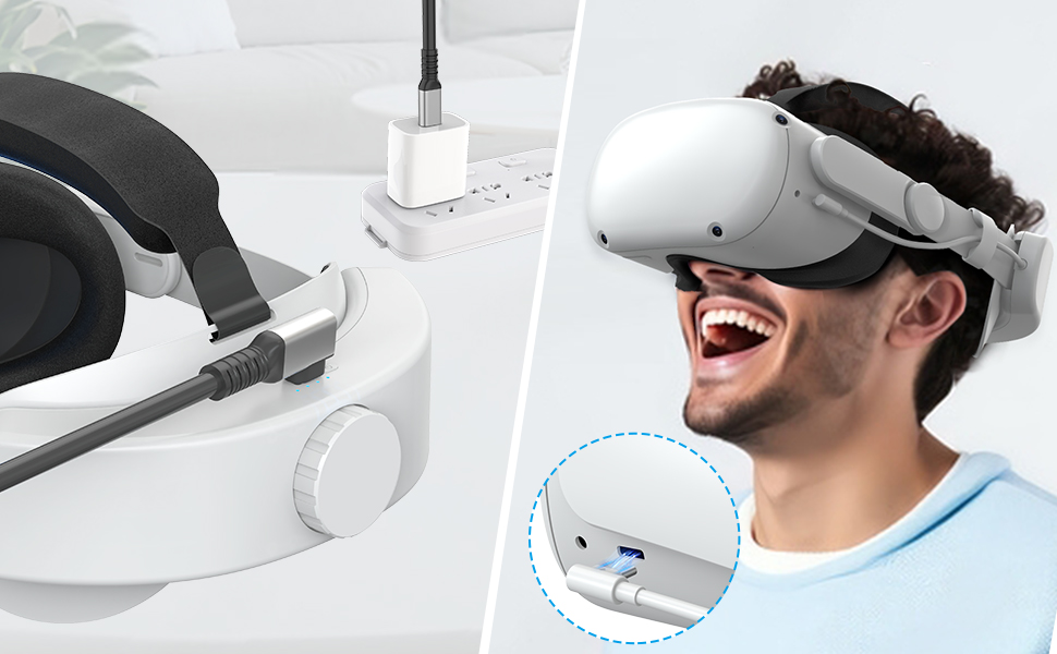oculus head strap with battery pack oculus quest 2 head strap battery pack