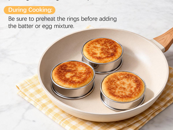 English Muffin Rings 4 Inch