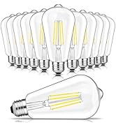 Svater Vintage LED Edison Light Bulb 60W Equivalent, Decorative Antique Filament Light Bulbs Dayl...