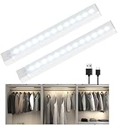 AXHHTVCGY Under Cabinet Lighting Motion Sensor Light Indoor Closet Lights Motion sensored Dayligh...
