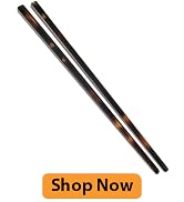 Camila Paris AD28/2 French Twist Stick Hair Pin, Set of 2 Tortoise Shell, Chopsticks Hair Pins