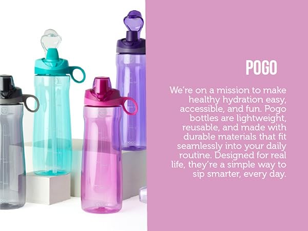 pogo reusable water bottles