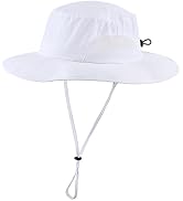 Home Prefer UPF50+ Mens Sun Hat Wide Brim Fishing Hat Womens Safari Bucket Hat