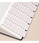 RETTACY Bible Tabs, for Women & Men, 66 Tabs for Old & New Testament, Additional 18 Tabs for Apoc...