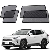 XCBYT Car Window Shades - 4 Pack for 2019-2024 Toyota RAV4 Sun Shade Side Window Sun Shade Car Wi...