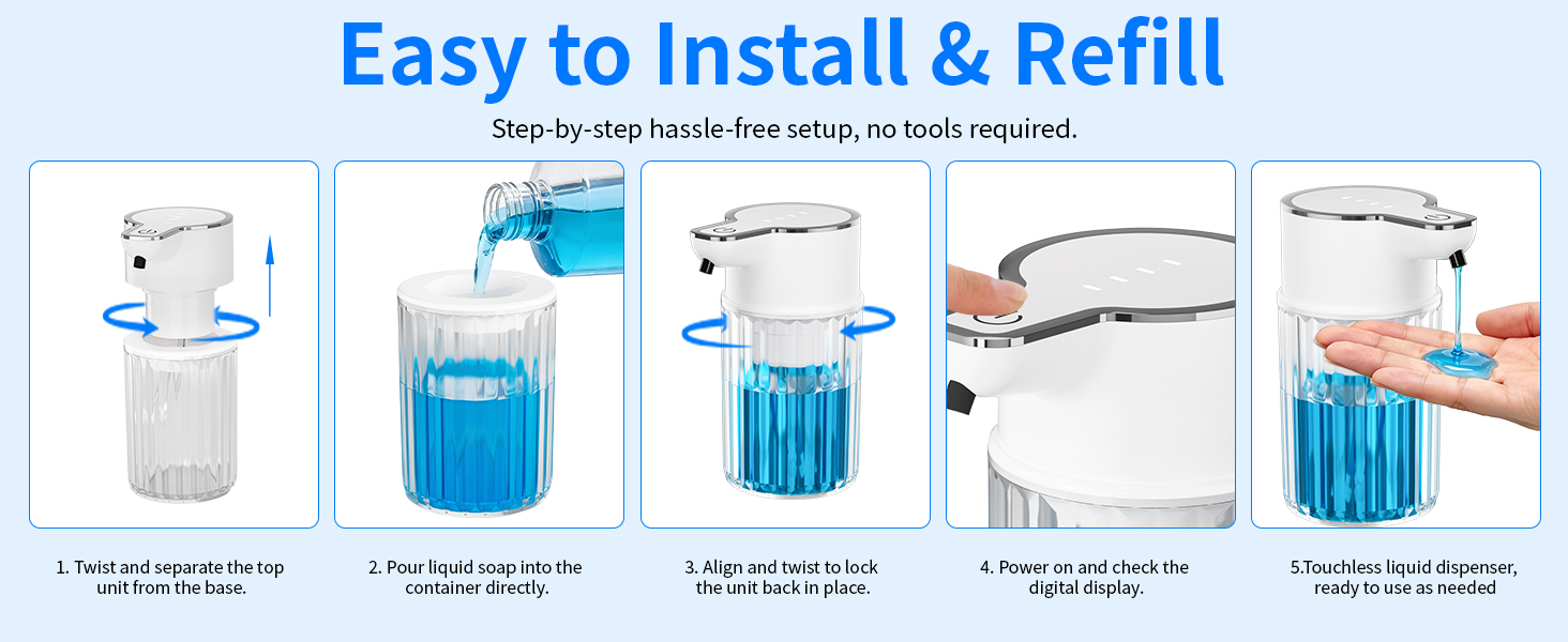 glass liquid soap dispenser