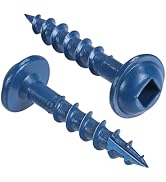 VGBUY Pocket Hole Screws 1 Inch, 160Pcs Pocket Screws #8 x 1, Blue Coated Wood Screws for Exterio...
