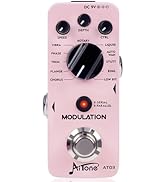 AITONE Modulation Pedal for Electric Guitar with Chorus Flanger Tremolo Phaser Vibrato Multi Digi...