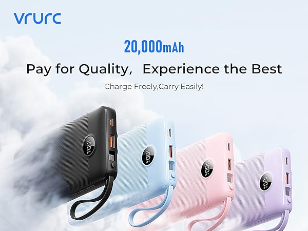20000mah portable charger power bank