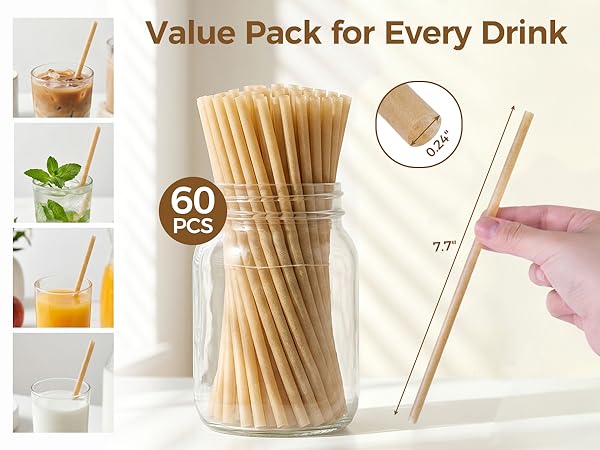 Colorful Drinking Straws