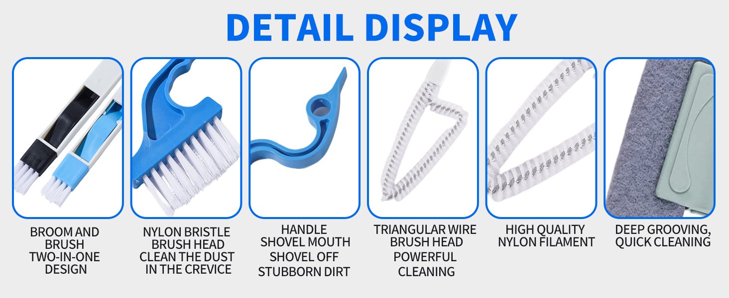 window groove cleaning brush