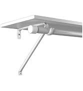 Knape & Vogt John Sterling RP-0042-BWT Adjustable Steel Shelf and Rod Bracket, White