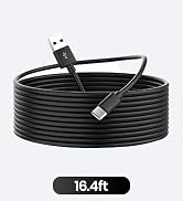 OXZEEWEE 16.4FT/5M USB C Cable, USB A to USB C Flexible Long Cord, 5V 2A 10W Type C Durable Charg...