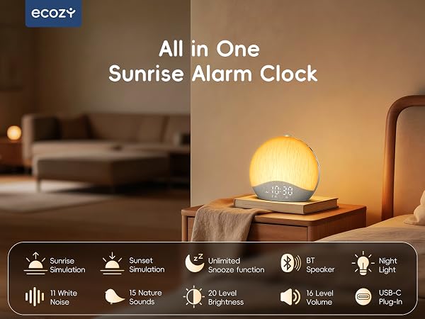 sunrise alarm clock