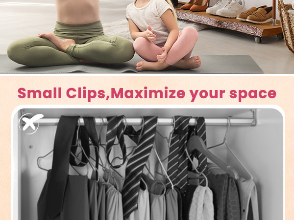 legging hangers for closet organizer