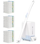 AIR U+ Disposable Toilet Brush Wand for Scrubbing Bubbles Flushable Refills, Wall Mount Toilet Cl...