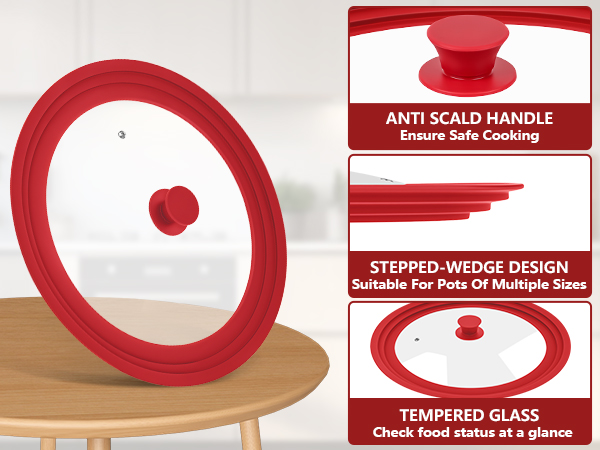Silicone pot lid