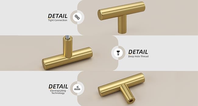 brushed gold cabinet knobs