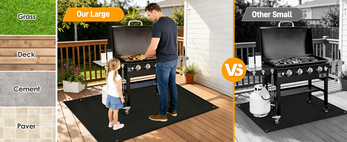 grill mats for outdoor grill