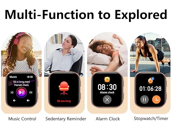 fitness watch with multi-function