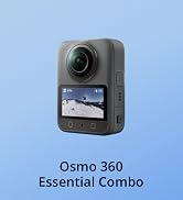 DJI Osmo 360 Essential Combo, 360 Action Camera | 1-Inch 360° Imaging, Native 8K 360° Video, 4K/1...